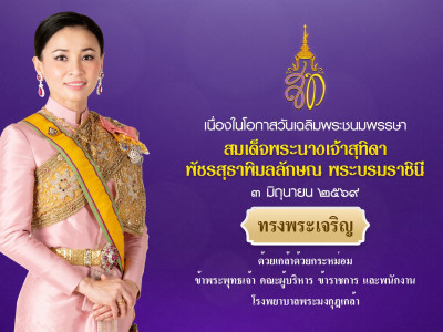 3 มิถุนายน วันเฉลิมพระชนมพรรษา  สมเด็จพระนางเจ้าสุทิดา พัชรสุธาพิมลลักษณ พระบรมราชินี